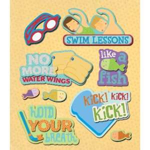  K&Company Swimming Lessons Sticker Medley Arts, Crafts 