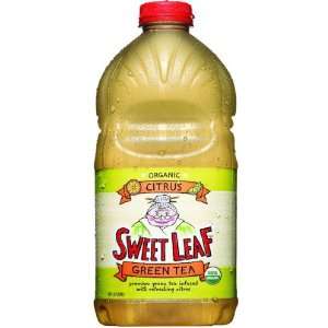 Sweet Leaf Tea Citrus Green Tea, 64 oz Bottles:  Grocery 