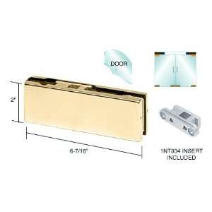  CRL Brass Top Door Patch Fitting With 1NT304 Insert by CR 