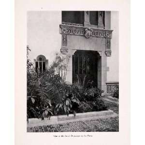  1911 Print Pan American Building Structure Doorway Patio 