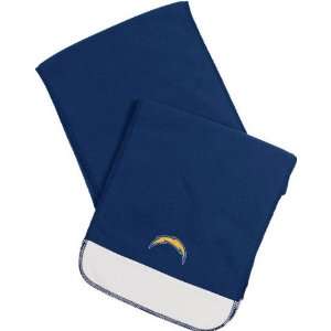  San Diego Chargers Colorblock Fleece Scarf: Sports 