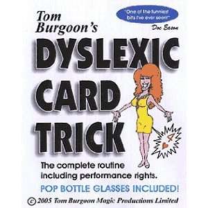  Tom Burgoons Dyslexic Card Trick: Toys & Games