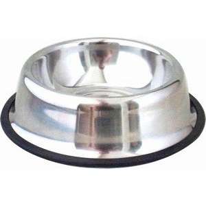 Pet Food Bowl Dog No Tip Feeding Bowl Stainless Steel Eating Surface 