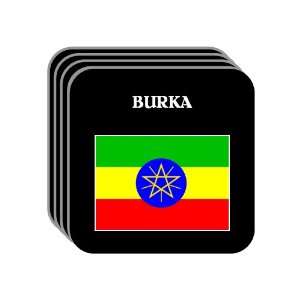  Ethiopia   BURKA Set of 4 Mini Mousepad Coasters 