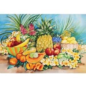  Microthin Magic Slice 12 ft x 15 ft Tropical Fruit Design 