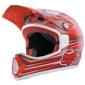  Fox Racing Tracer Pro Race Helmet   Large/Red Automotive