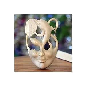  NOVICA Wood mask, Surreal Dolphin Home & Kitchen