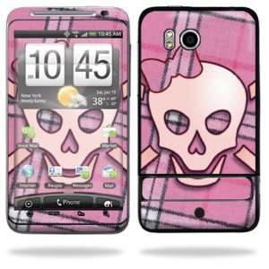   HTC Thunderbolt 4G Verizon   Pink Bow Skull: Cell Phones & Accessories