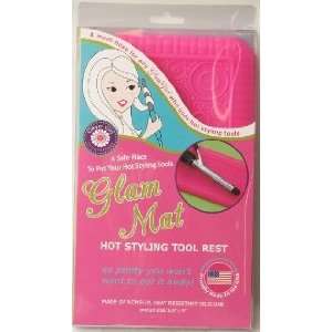  Clever Girl Innovations Glam Mat, Silicone heat mat   Pink 