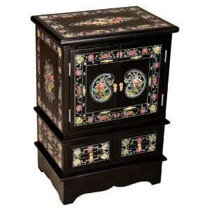  EXP Handmade Asian Furniture   28 Black Lacquer Storage 