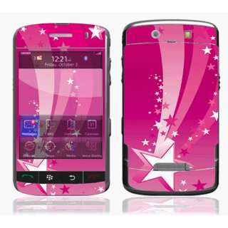 BlackBerry Storm 9530 Skin Sticker Cover   Pink Stars~