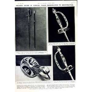   : 1950 NELSON JEWELLED SWORD HONOUR MOUNTBATTEN NILE: Home & Kitchen