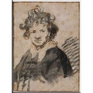  Self Portrait 12x16 Streched Canvas Art by Rembrandt: Home 