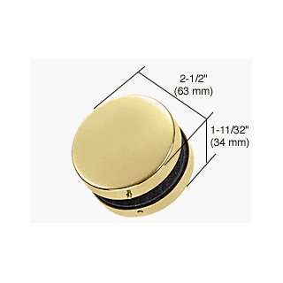   Polished Brass Finish Patch Fitting Glass Connector: Home Improvement
