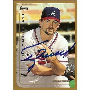  Terry Mulholland Signed Atlanta Braves 1999 Topps Card 