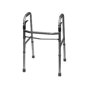  Sure Lever Release Folding Walker, 2 Button  : Health 