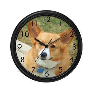  Sitting Pembroke Welsh Corgi Clock Pets Wall Clock by 