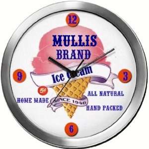  MULLIS 14 Inch Ice Cream Metal Clock Quartz Movement 