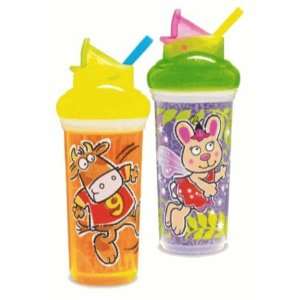  Munchkin Active Animals 9 oz. Insulated Straw Cup: Baby
