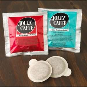 Jolly Caffe Decaf Espresso Pods   Case: Grocery & Gourmet Food