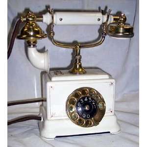  Antique Sultan French Style Telephone   Ivory: Home 