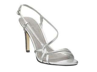 NINE WEST CHAMPAGNE SILVER WOMENS SLINGBACK Size 10 M  