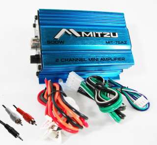 Mitzu Mit 75AZ MINI Motorcycle Atv Golf Cart Audio Mp3 amplifier Amp 