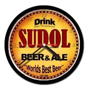  SUDOL beer and ale cerveza wall clock 