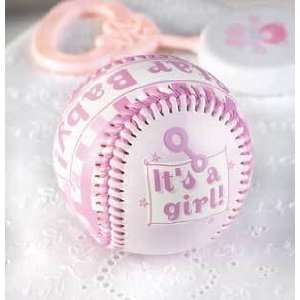  ItS A Girl Pink Baseball