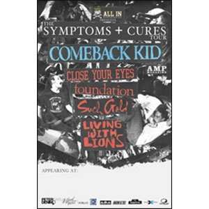  Comeback Kid   Posters   Limited Concert Promo