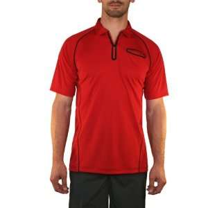  Ogio Zip N Rip Mens Polo Golf Wear Shirt   Red / Medium 