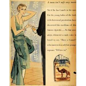  1929 Ad Camel Cigarettes Fashion R. J. Reynolds Tobacco 