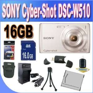  Sony Cyber Shot DSC W510 12.1 MP Digital Still Camera with 