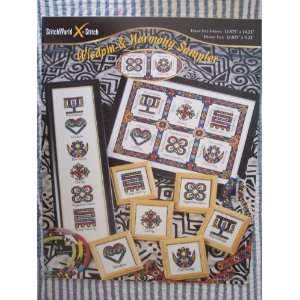   Sampler Counted Cross Stitch Pattern Chart: Arts, Crafts & Sewing