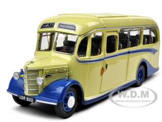   24 scale diecast model of 1949 bedford ob coach bus bowles coaches die