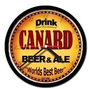  CANARD beer and ale cerveza wall clock 