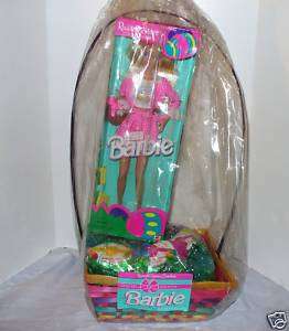 Russell Stover Barbie in Easter Basket dated 1995  