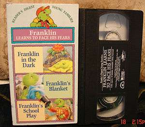 FRANKLINS LEARNS TO FACE HIS FEARS 3story Vhs In The Dark/Blanket 
