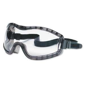 Stryker Safety Goggles Chemical Protection Black Frame:  