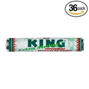 King Peppermints Extra Strong, 1.55 Ounce Rolls (Pack of 36)