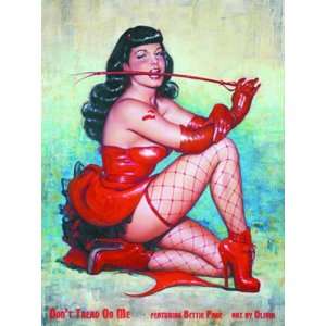  Dont Tread on Me Poster with Bettie Page: Toys & Games