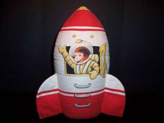 Curious George Plush Rocket Space Ship Stuffed Monkey  