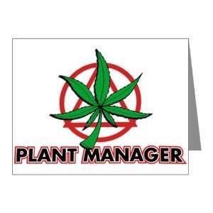    Note Cards (10 Pack) Marijuana Plant Manager: Everything Else