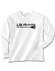 Lax Motivation Long Sleeve T shirt (Design on Front)