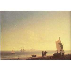   Ivan Aivazovsky   24 x 16 inches   View on the Capr Home & Kitchen