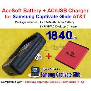 AceSoft AT&T Samsung Captivate Glide i927 1840mAh 
