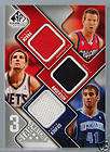 NOVAK ANDERSON KOUFOS   2009 10 SP Game Used TRIPLE JER