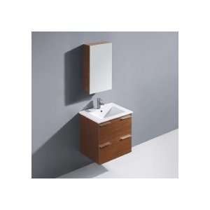   24 Single Bathroom Vanity W/ Medicine Cabinet VG09036118K Wenge