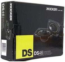 KICKER DS46 4x6 PAIR OF DS SERIES CAR SPEAKERS 11DS46  