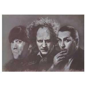  Three Stooges Movie Poster, 16.25 x 11.3 Home & Kitchen